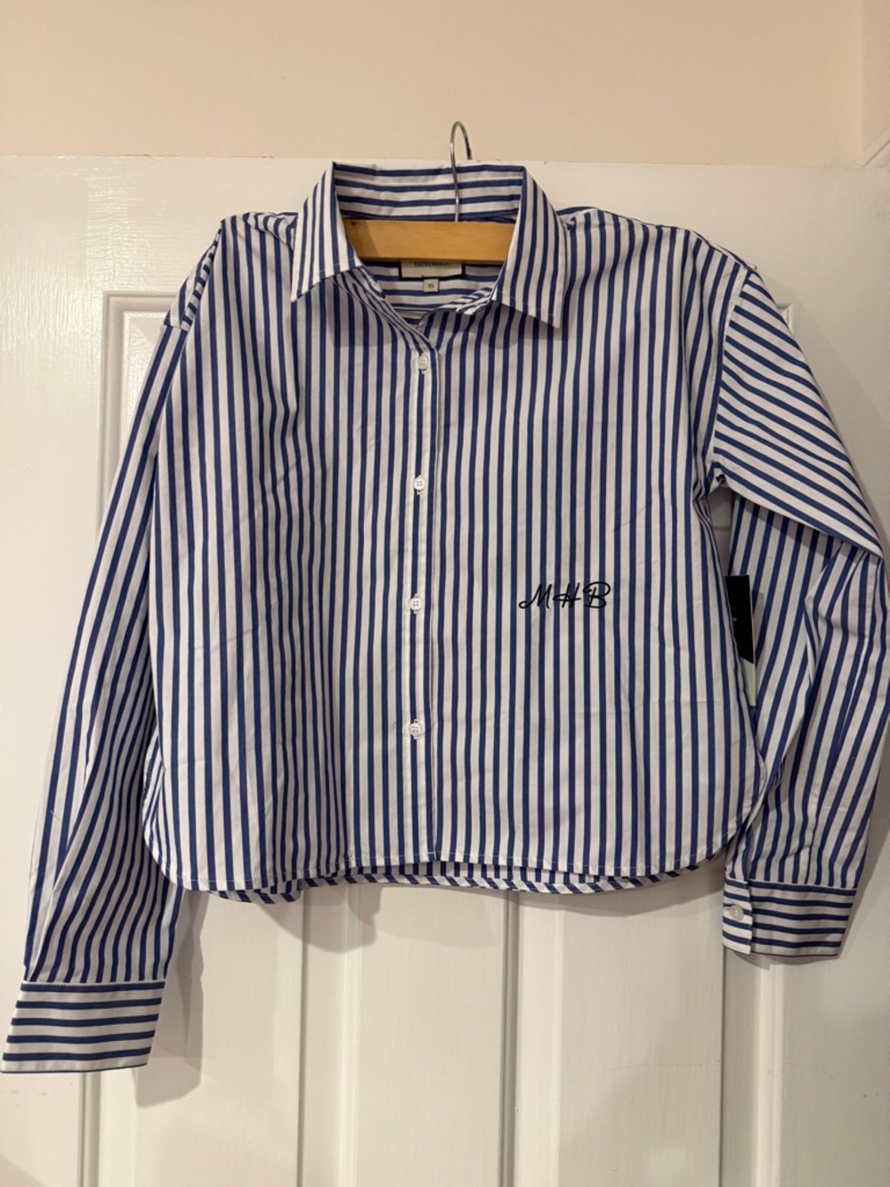 Tuckernuck Blue & White Striped Button-Down Shirt